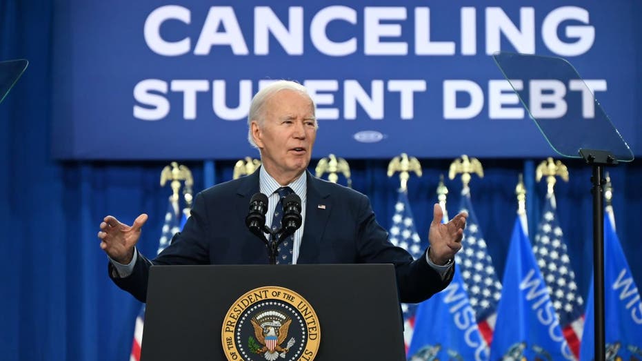 Biden at podium