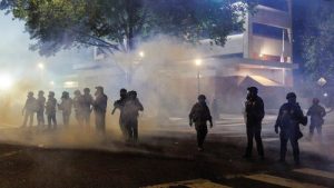 Trump authorises ‘full force’ as he orders troops to Portland to protect ‘war-ravaged’ city